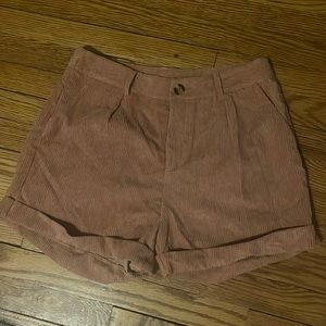 SHEIN corduroy shorts